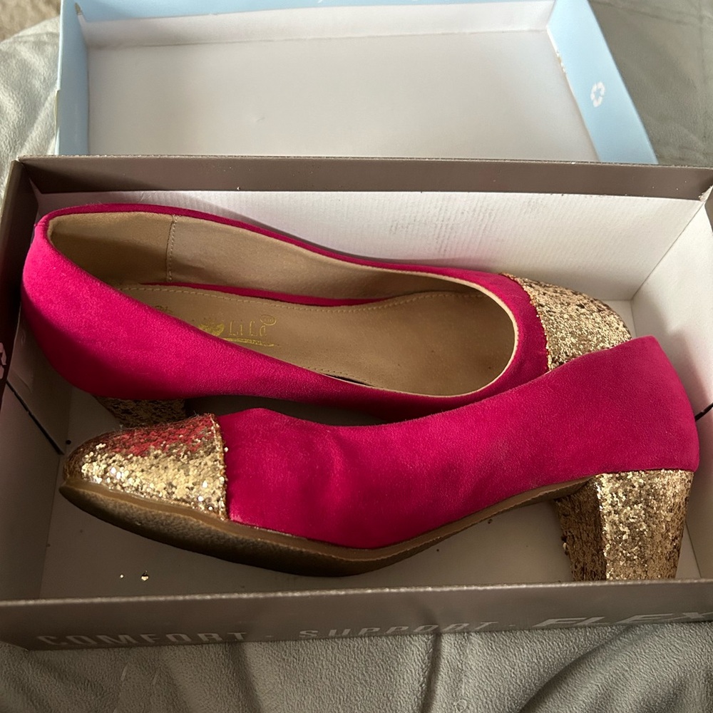 Sparkly heels
